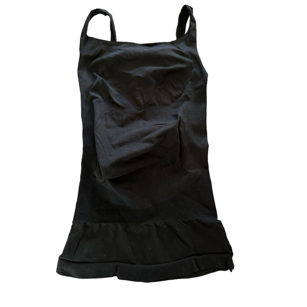 Blanqi black compression tank top